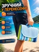 Килимок-плед для пікніка та пляжу водонепроникний 147х147 см Різнокольоровий - изображение 2