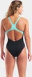 Купальник закритий для жінок Arena GRAPHIC SWIMSUIT SWIM PRO L Чорний 38 (010809-580-38) - зображення 4