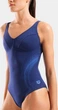 Купальник закритий для жінок Arena SHIMMERING SWIMSUIT U BACK Blue 40 (010810-708-40) - зображення 3