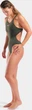 Купальник закритий для жінок Arena TEAM SWIMSUIT SWIM TECH SOLID темно-зелени 38 (004763-609-38) - зображення 2