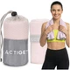 Полотенце спортивное Actiget 80 x 40 см из микрофибры ACT0184 Light Pink - изображение 1
