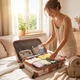 Полотенце спортивное Actiget 80 x 40 см из микрофибры ACT0184 Light Pink - изображение 17