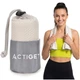 Полотенце спортивное Actiget 80 x 40 см из микрофибры ACT0186 Biege - изображение 2