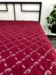 Летнее одеяло ODA двухстороннее полуторное 155×215 бордо-серый - изображение 4