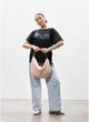 Жіноча сумка HOBO Bag-glove з екошкіри для повсякденного використання, 50×28 см, з утепленими боковими кишенями (626435F90FD4) - зображення 5