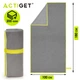 Полотенце спортивное Actiget 180 x 100 см из микрофибры ACT0192 Grey - изображение 18