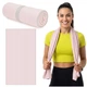 Полотенце спортивное Actiget 180 x 100 см из микрофибры ACT0198 Light Pink - изображение 2