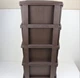 Комод пластиковый R-Plastic «Компакт» на 4 ящика 34×40×86 см - изображение 3