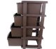 Комод пластиковый R-Plastic «Компакт» на 4 ящика 34×40×86 см - изображение 4