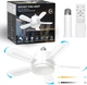 Потолочная люстра-вентилятор в патрон E27 Socket Fan Light AXW-SFL001 с пультом, светодиодная LED лампа-вентилятор - Б/У - изображение 1