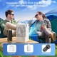 Портативный воздушный охладитель (кондиционер) Air Cooler F22 с LED-подсветкой и таймером, белый - Б/У - изображение 2