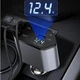 Мощное автомобильное зарядное устройство 4-в-1 C1 (120W) в прикуриватель АЗУ быстрая зарядка для iPhone и Type-C с - Б/У - изображение 3