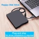 Внешний дисковод для USB Portable Diskette Drive 3.5" FDD (внешний флоппи-дисковод USB для гибких магнитных дисков) - Б/У - изображение 6
