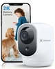 Панорамная камера безопасности COCOCAM 2K Wi-Fi, с аккумулятором 5200 мАч, AI-обнаружением, PIR-датчиком и поддержкой - Б/У - изображение 1