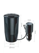 Автомобильный держатель-стакан с беспроводной зарядкой Cartrend Wireless Lade-Cup 10691, быстрая зарядка USB и Type-C - Б/У - изображение 5