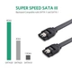 Комплект SATA 3.0 кабелей Cable Matters (3 шт.) Шлейф SATA 6Gbps прямого типа для подключения HDD и SSD дисков - Б/У - изображение 2