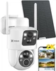 WiFi-камера видеонаблюдения COCOCAM ZY-C3 Dual Lens на солнечной батарее (2K/4K): уличная, поворотная (PTZ) на 360°, - Б/У - изображение 1