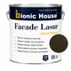 Фарба для дерева FACADE LASUR Bionic-House 10л Антрацит - изображение 1