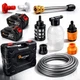 Аккумуляторная мойка высокого давления LEO TOOLS 48V (2 аккумулятора 5Ah, 60 бар, бесщеточная) в чемодане - изображение 9