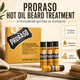 Интенсивный уход за бородой Proraso Hot Oil Beard Treatment Wood & Spice 4х17 мл, горячее масло для смягчения и питания - изображение 1