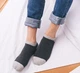 Носки махровые хлопок короткие Terry socks Темно-серый - изображение 4