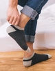 Носки махровые хлопок короткие Terry socks Темно-серый - изображение 5