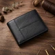 Портмоне мужское кожаное для карточек Vintage 14448 Черное - изображение 13
