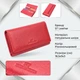 Чудовий жіночий гаманець з натуральної шкіри ST Leather 22524 Червоний - зображення 7