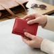 Женский горизонтальный кошелек из натуральной кожи ST Leather с монетницей Красный (bg227fash21) - изображение 2