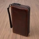 Кошелек мужской кожаный для карточек Vintage leather-23064 Коричневый - изображение 13
