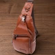 Сумка слинг через плечо мужская из натуральная кожи Vintage leather-23049 Рыжяя - изображение 13
