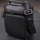 Сумка планшет через плечо мужская из натуральная кожи Vintage leather-23034 Черная - изображение 14