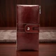 Кошелек женский кожаный для карточек Vintage 14906 Бордовый - изображение 10
