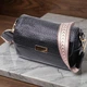 Сумка кросс боди через плечо женская из натуральная кожи Vintage leather-22405 Черная - изображение 13