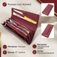Оригінальний жіночий гаманець з натуральної шкіри ST Leather 22522 Бордовий - зображення 2