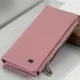 Вертикальный женский кошелек на кнопке из натуральной кожи ST Leather Розовый молодежный для карт (bg192fash01) - изображение 1