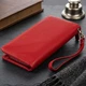 Клатч из натуральной кожи с карманом для мобильного ST Leather Красный для женщин (bg193fash15) - изображение 4