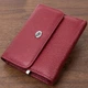 Кожаный женский кошелек с монетницей ST Leather бордового цвета средний горизонтальный формат магнитная застежка (bg194fash80) - изображение 1