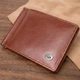 Удобный зажим для денег из натуральной гладкой кожи ST Leather 19427 Коричневый - изображение 1