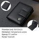 Женский вертикальный кошелек с монетницей из натуральной кожи ST Leather Черный (bg227fash13) - изображение 3