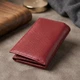 Шкіряний жіночий горизонтальний гаманець із монетницею ST Leather бордового кольору (bg224fash89) - зображення 3