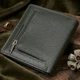 Женский кошелек на магните из натуральной кожи ST Leather bg230fash93 Зеленый - изображение 3