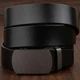 Ремінь чоловічий з натуральної шкіри Vintage leather-20272 115 см Чорний - зображення 11