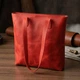 Винтажная яркая кожаная сумка Shvigel bg163fash48 Красный - изображение 1