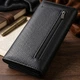 Жіночий вертикальний гаманець із натуральної шкіри ST Leather 23084 Чорний - изображение 10