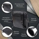 Сумка планшет через плечо мужская из натуральная кожи Vintage leather-23021 Черная - изображение 15