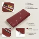 Шкіряний гаманець для жінок з монетницею ST Leather Темно-червоний (bg193fash80) - зображення 3