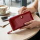 Женский кошелек ST Leather из натуральной кожи большой горизонтальный красный (bg184fash36) - изображение 2