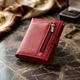 Кошелек-визитница ST Leather из натуральной кожи для карт вертикальный красный (bg192fash11) - изображение 4