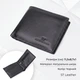 Чоловічий гаманець-затиск з натуральної шкіри ST Leather 22460 Чорний - зображення 2